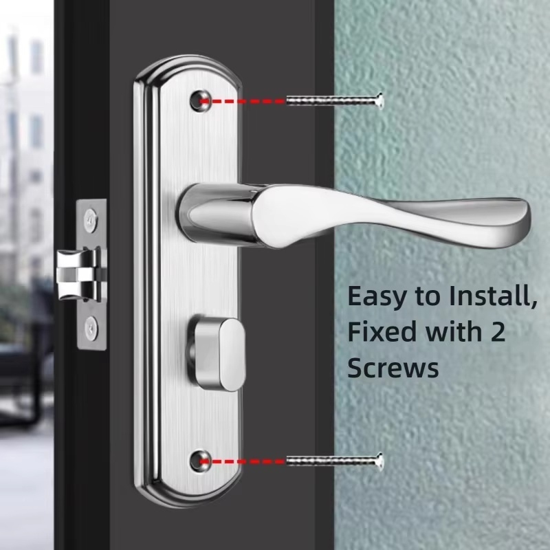 Home Bathroom Fittings - Stainless Steel Keyless Door Lock/Home Furniture