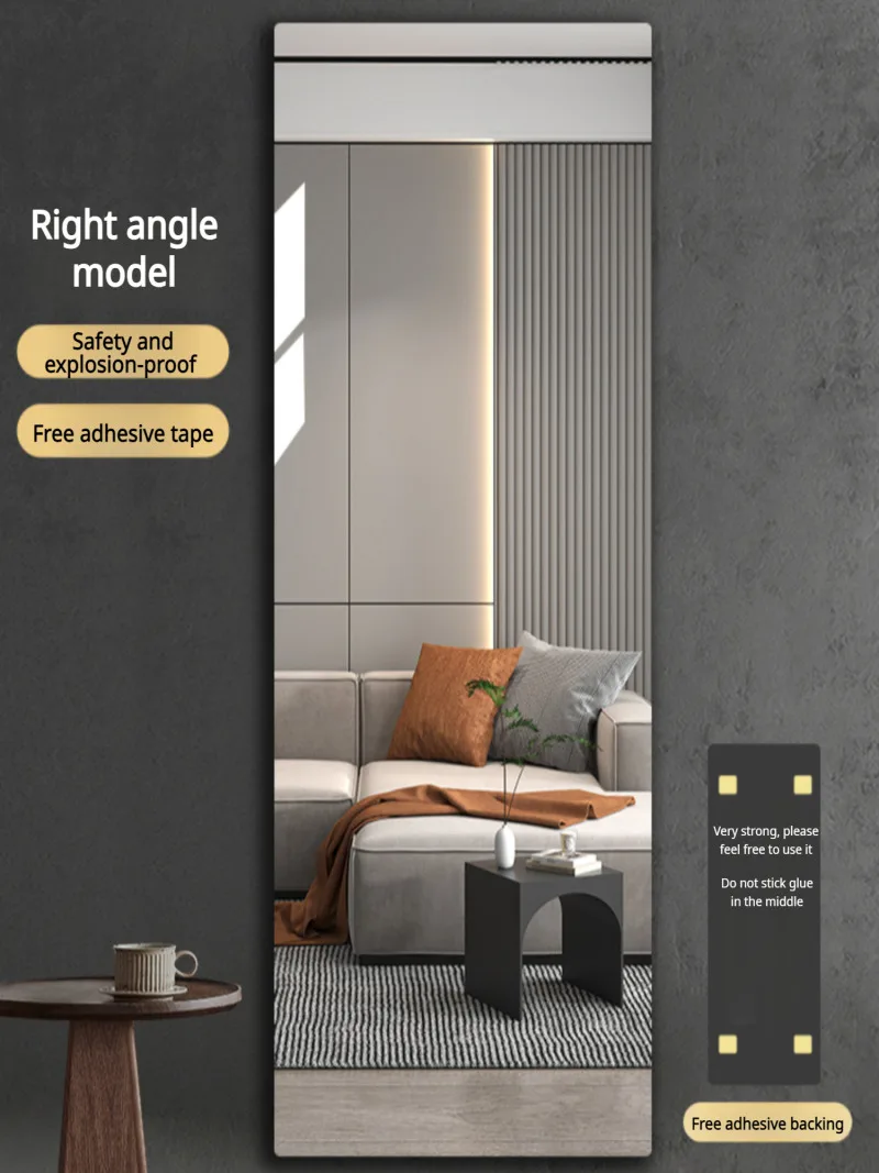Mirror wall stickers home full - Home Bathroom Fittings reseña y precio