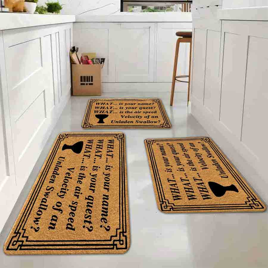 1/2/3Pcs Flannel Kitchen Mat—F - Home Bathroom Movie reseña y precio