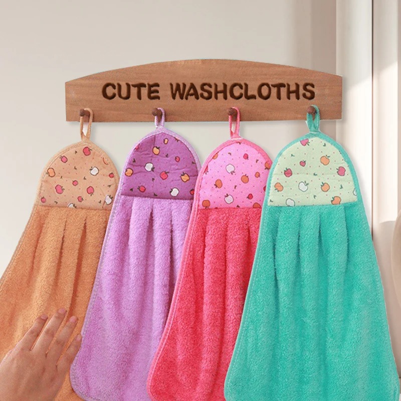 4pcs 20*32cm Small Hand Towels - Home Kitchen Bathroom Cleaning reseña y precio