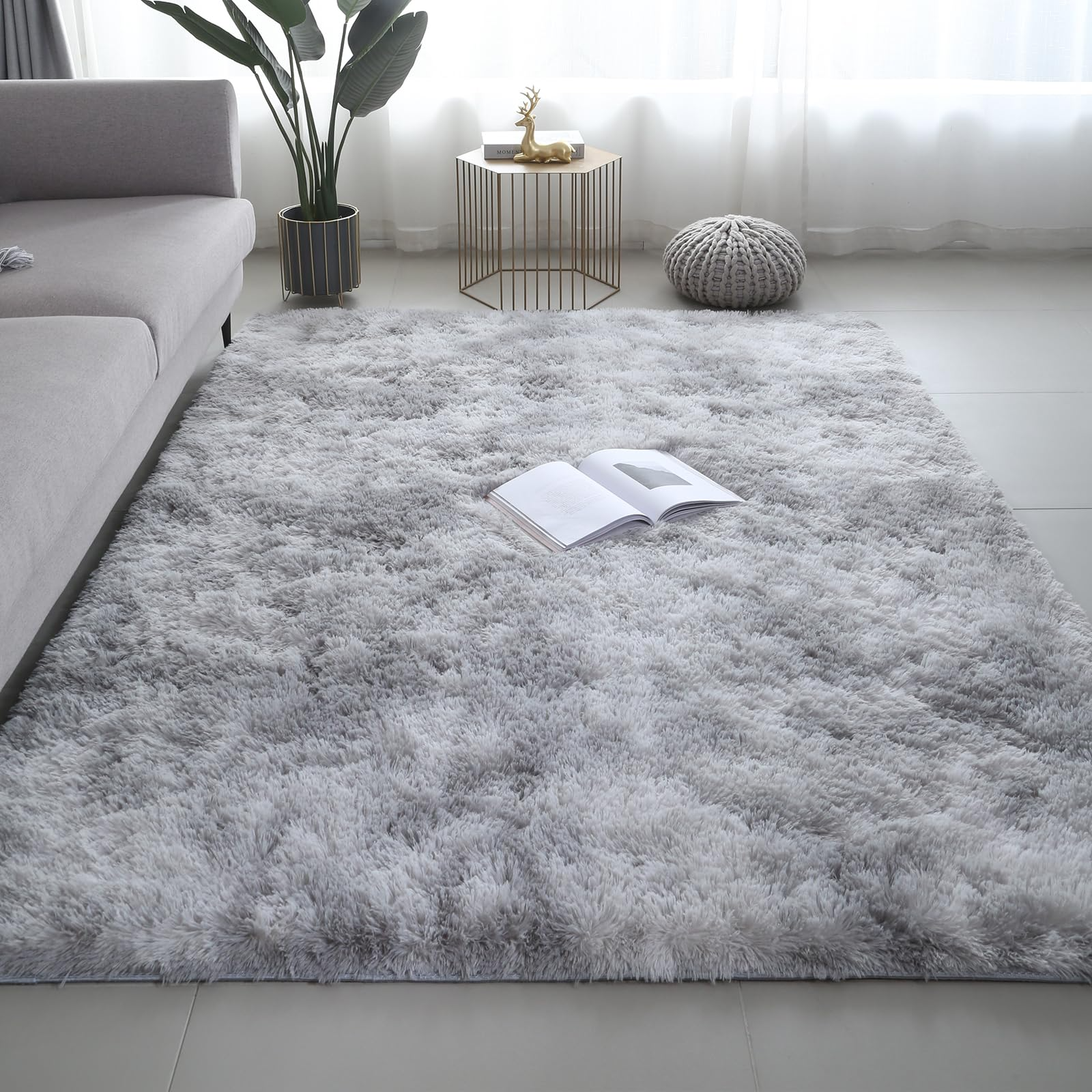 VIKAMA Ultra-Soft Puffy Rug, B - Home Goods Bathroom Mats reseña y precio