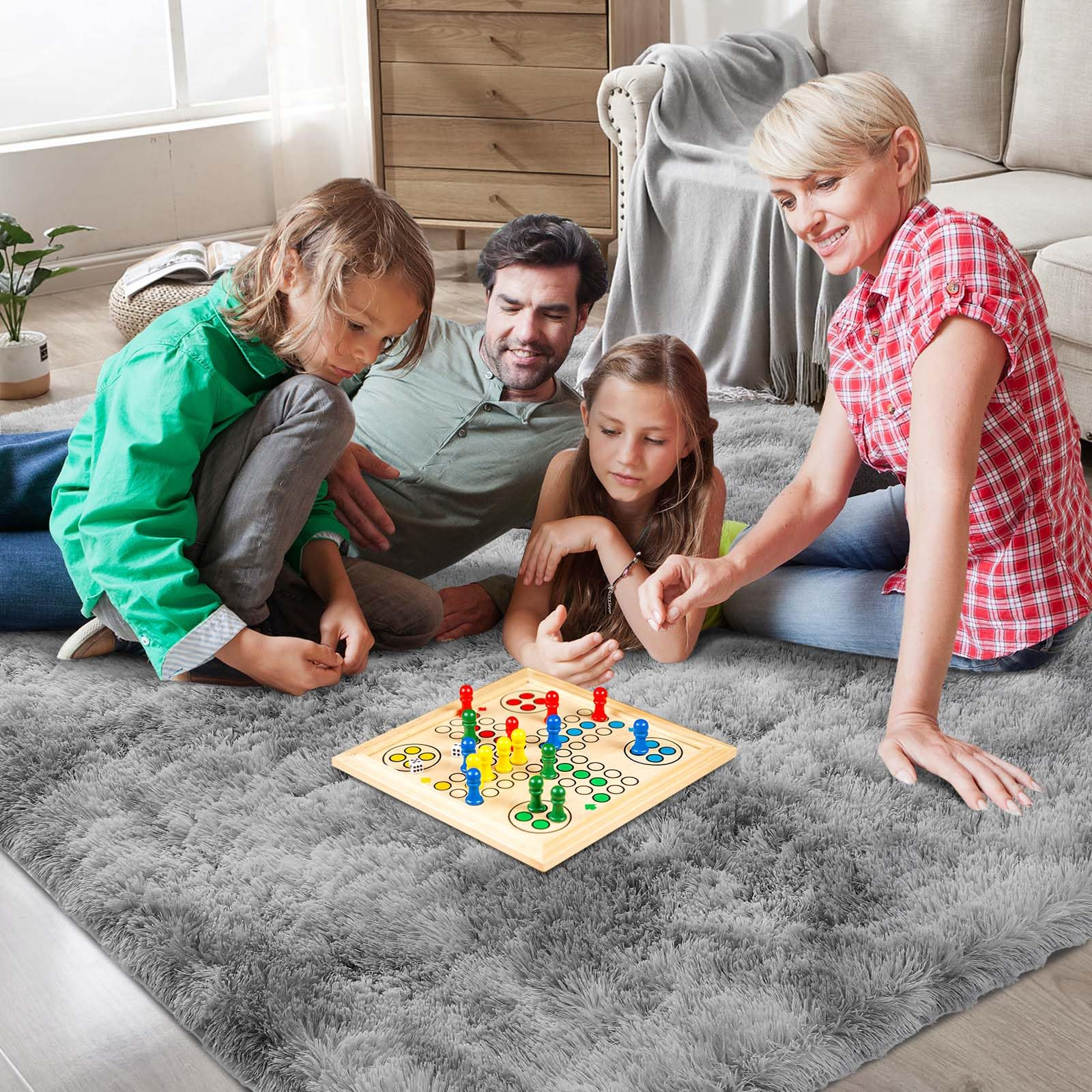 VIKAMA Ultra-Soft Puffy Rug, B - Home Goods Bathroom Mats reseña y precio