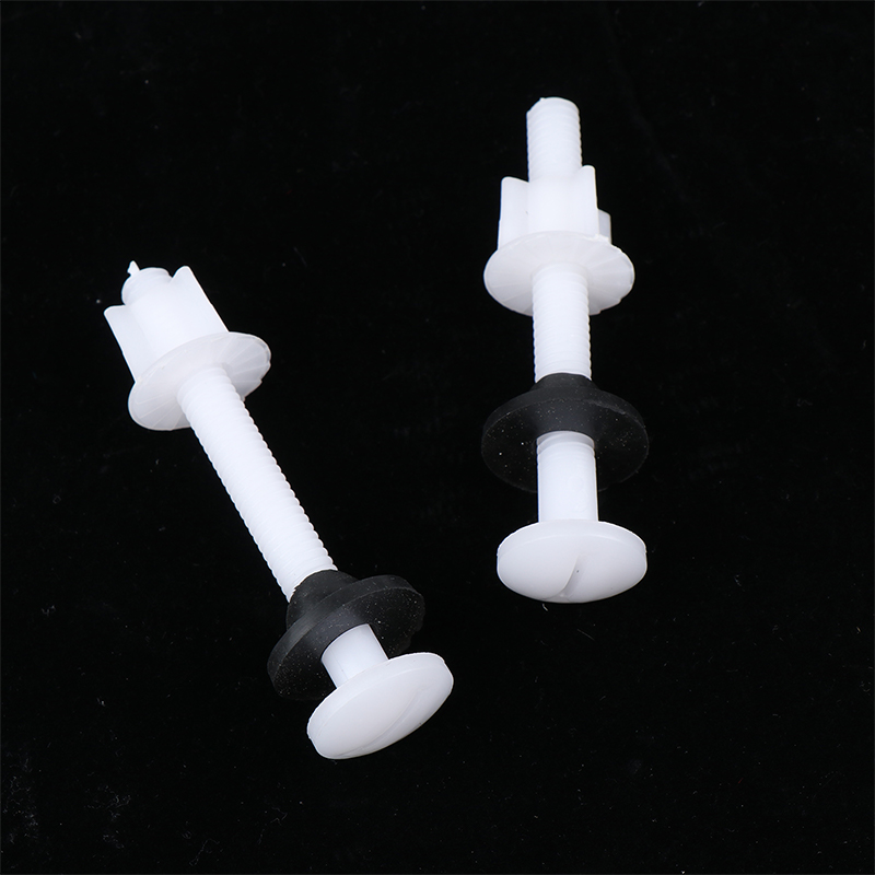 2Pcs Plastic Toilet Seat Hinge - Home Bathroom Fittings reseña y precio