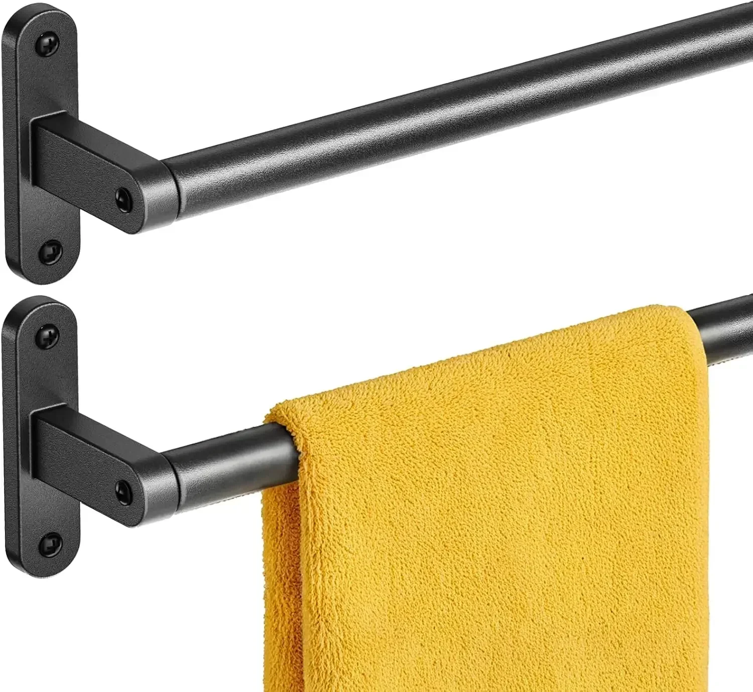 Matte Black Towel Rack for Bat - Home Essentials Bathroom Rack reseña y precio