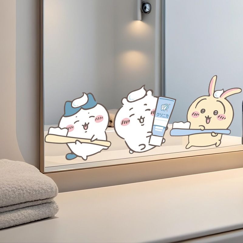 Hot Chiikawa Mirror Stickers S - Home Bathroom Movie reseña y precio