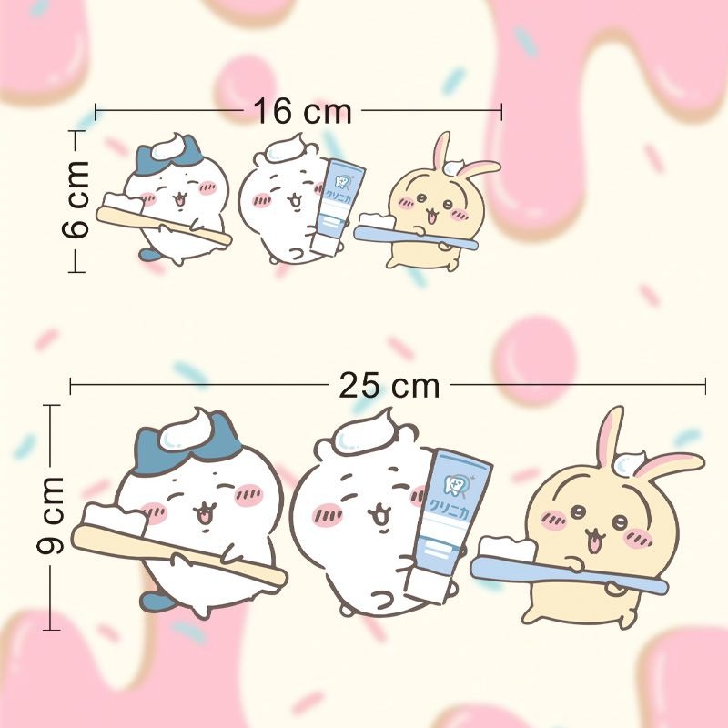 Hot Chiikawa Mirror Stickers S - Home Bathroom Movie reseña y precio