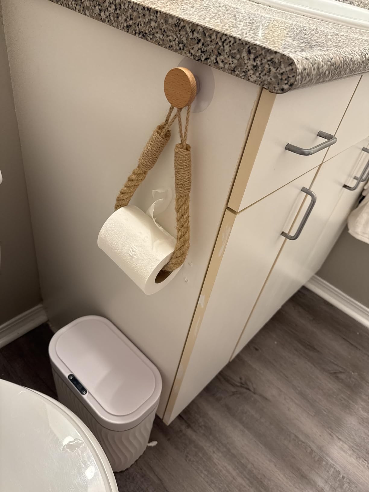 Hemp Rope Towel Holder, Creati - Home Bathroom Paper Towel Holder reseña y precio