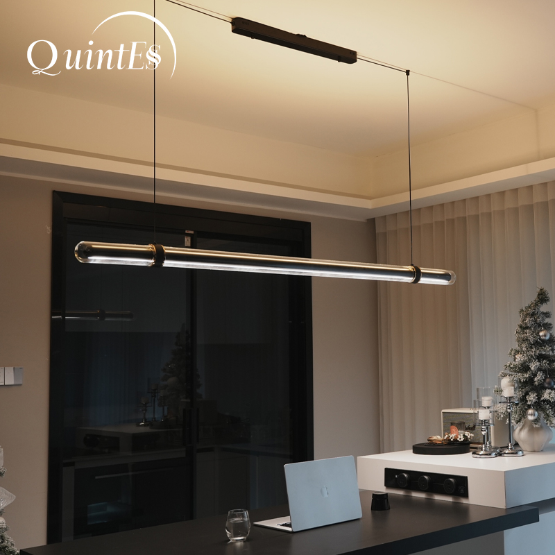 Luxury Black Long Dining Room  - Home Bathroom Lighting Design reseña y precio