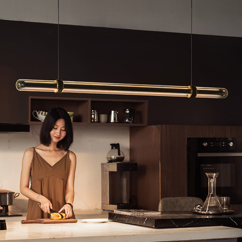 Luxury Black Long Dining Room  - Home Bathroom Lighting Design reseña y precio