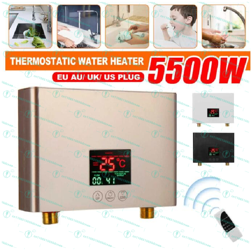 Instant Water Heater  Wall-Mou - Home Bathroom Water Heater reseña y precio