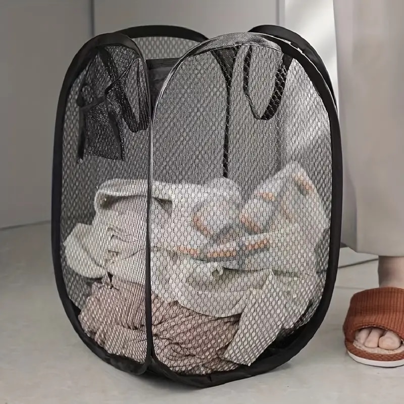 Dirty Clothes Basket Large Cap - Home Goods Bathroom Storage reseña y precio