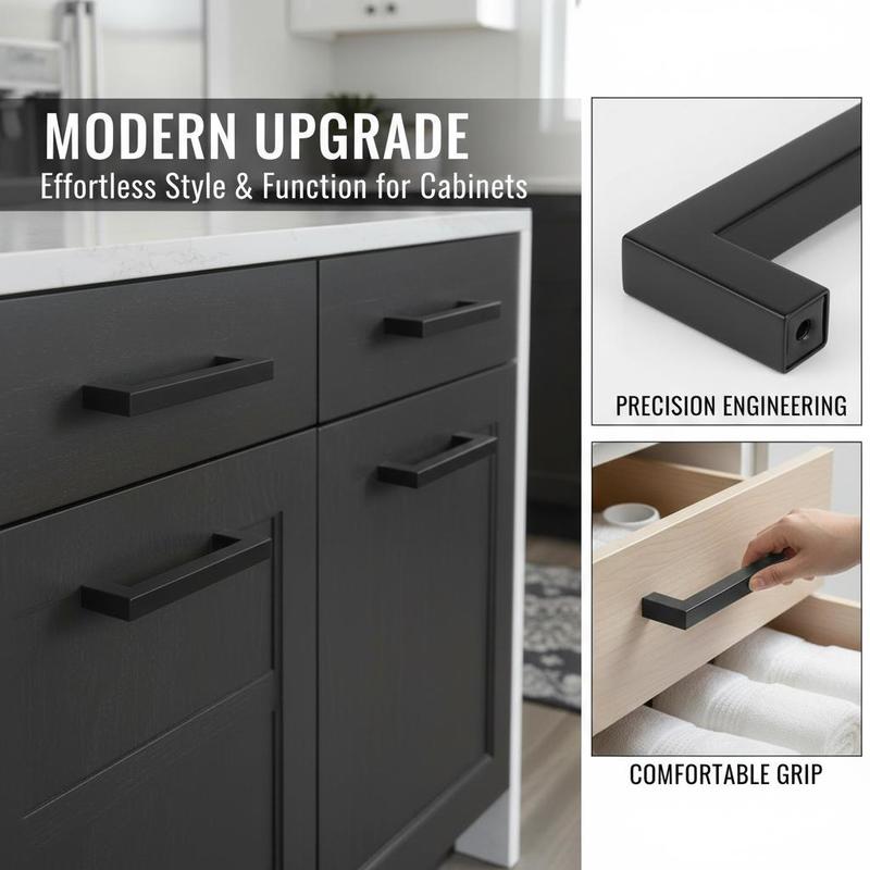 Slim Square Drawer Hardware 3. - Home Bathroom Fittings reseña y precio