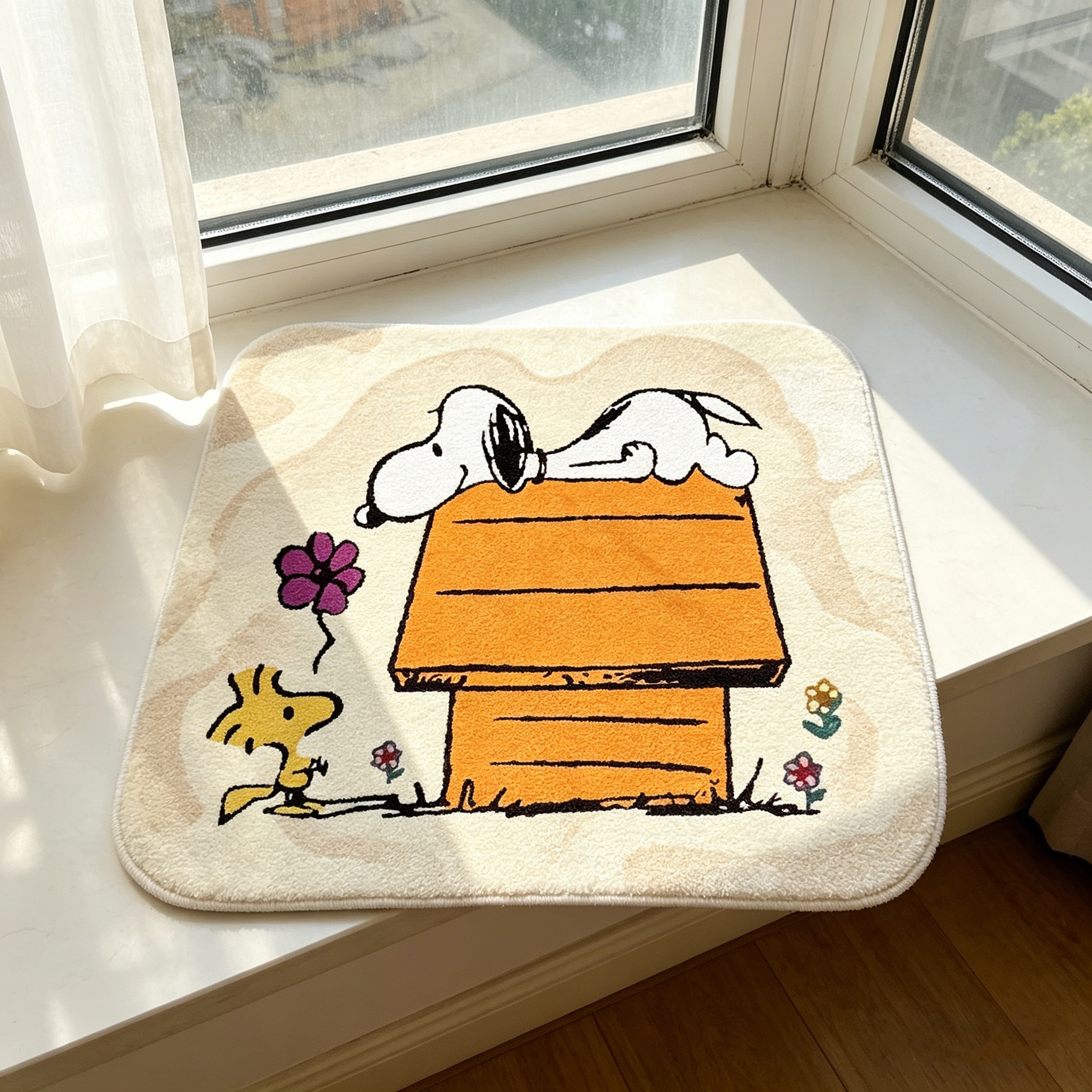 Cute Cartoon Snoopy House Shap - Home Goods Bathroom Mats reseña y precio