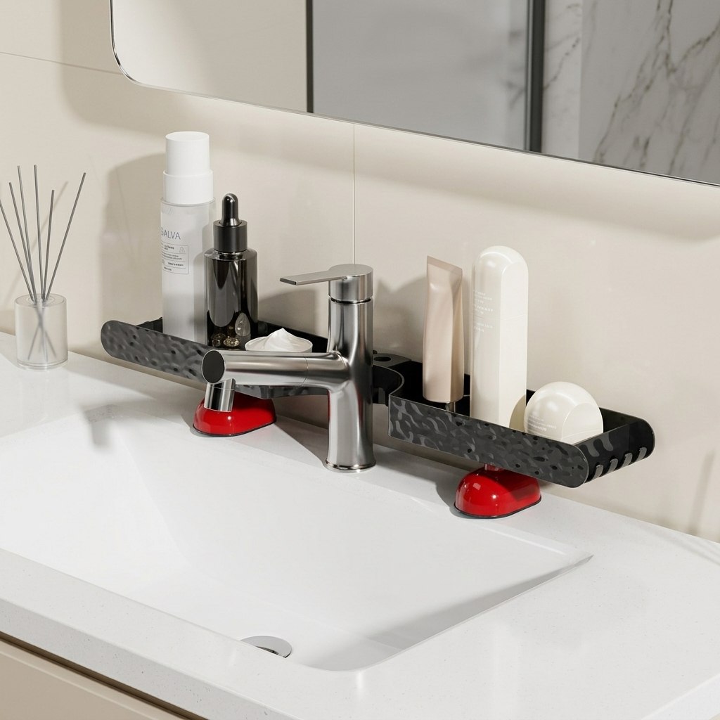 Bathroom Organizer Cosmetic St - Home Essentials Bathroom Rack reseña y precio