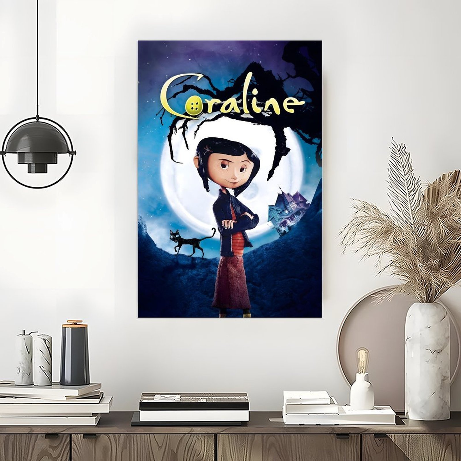 Coraline Movie Poster Fantasy  - Home Bathroom Movie reseña y precio