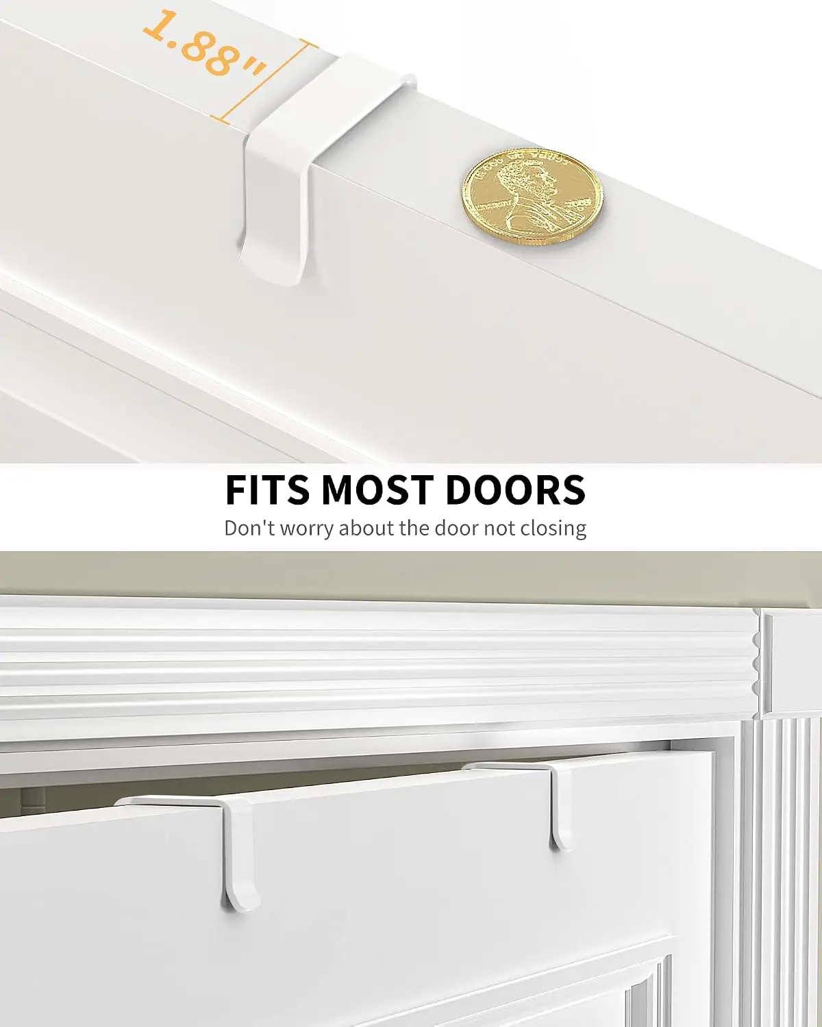 White 9-Tier Over The Door Pan - Home Essentials Bathroom Rack reseña y precio