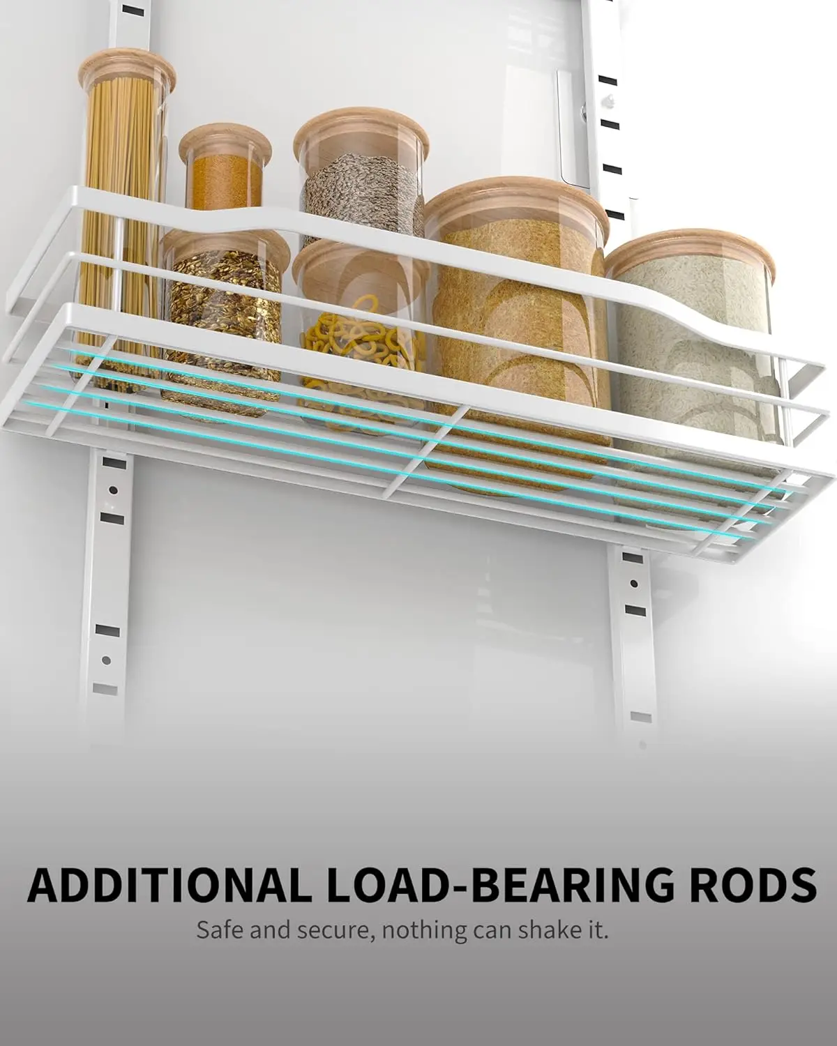 White 9-Tier Over The Door Pan - Home Essentials Bathroom Rack reseña y precio