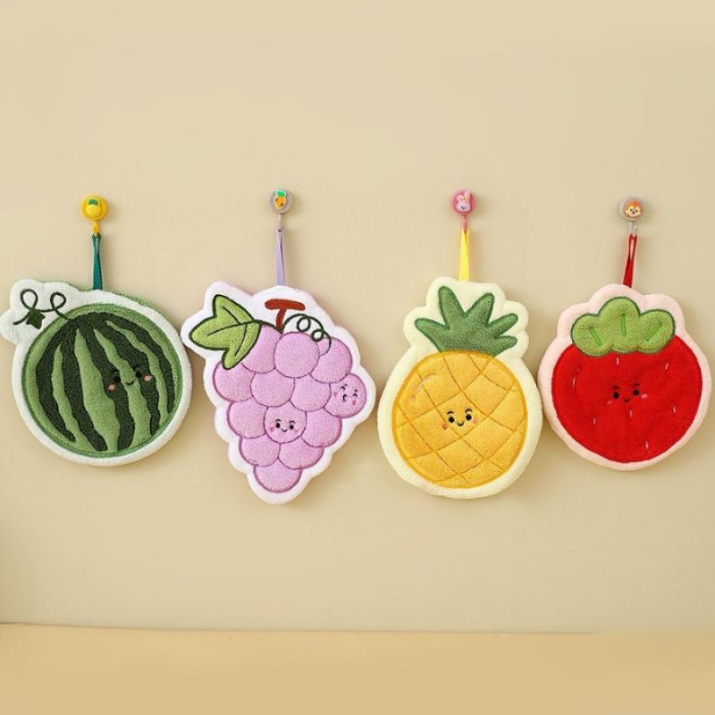 Fruit Hand Towel Kitchen Absor - Home Kitchen Bathroom Cleaning reseña y precio