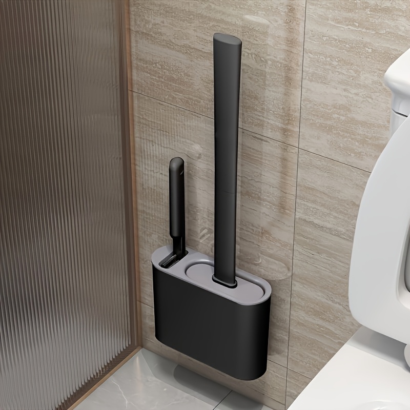 Wall Mount Toilet Brush Set, M - Home Goods Bathroom Storage reseña y precio
