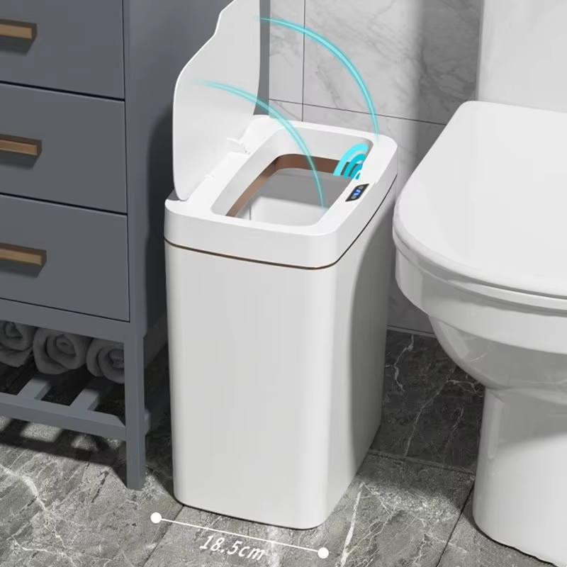 15L Narrow Smart Bathroom Tras - Home Bathroom Trash Can reseña y precio