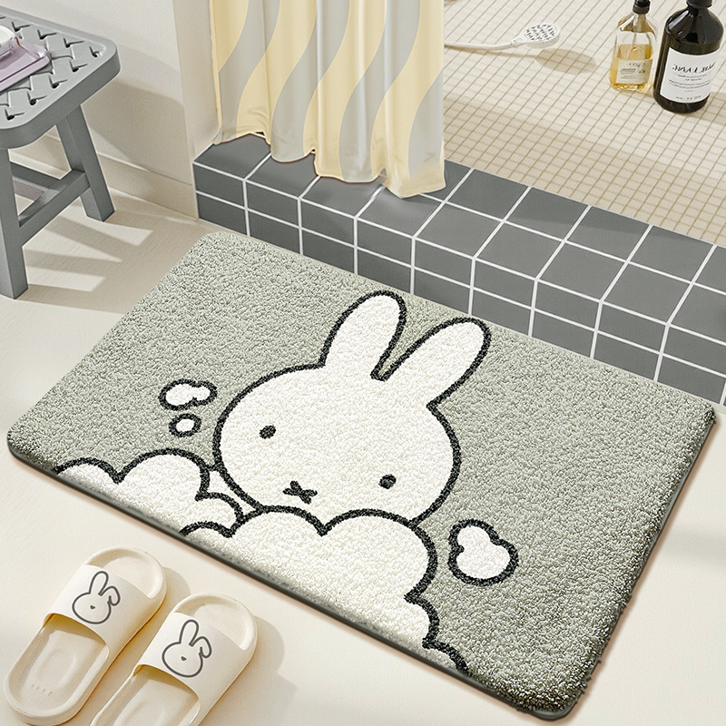 Kawaii Miffy Floor Mat Cute Ca - Home Goods Bathroom Mats reseña y precio