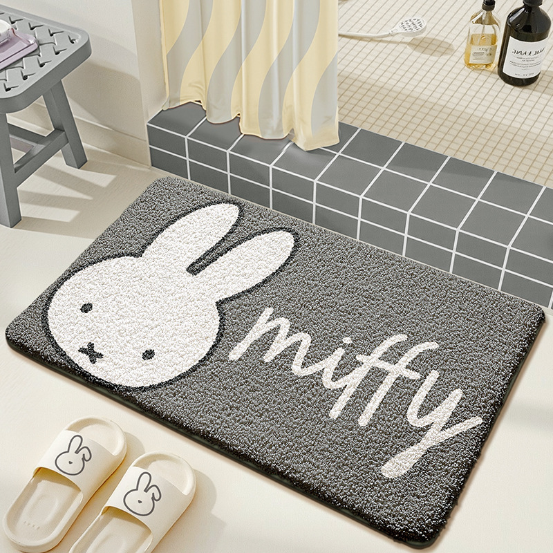 Kawaii Miffy Floor Mat Cute Ca - Home Goods Bathroom Mats reseña y precio