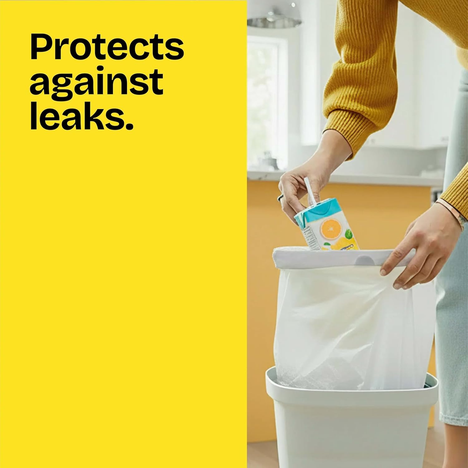 8 Gallon Drawstring Trash Bags - Home Kitchen Bathroom Cleaning reseña y precio