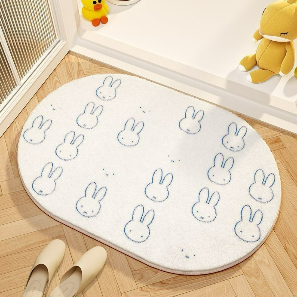 Miffy Cartoon Floor Mat Soft I - Home Goods Bathroom Mats reseña y precio