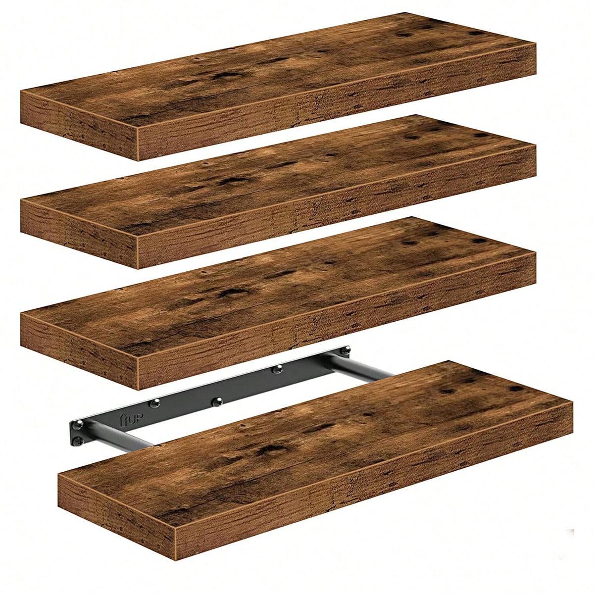 4 Sets 15.8in Floating Shelves - Home Essentials Bathroom Rack reseña y precio