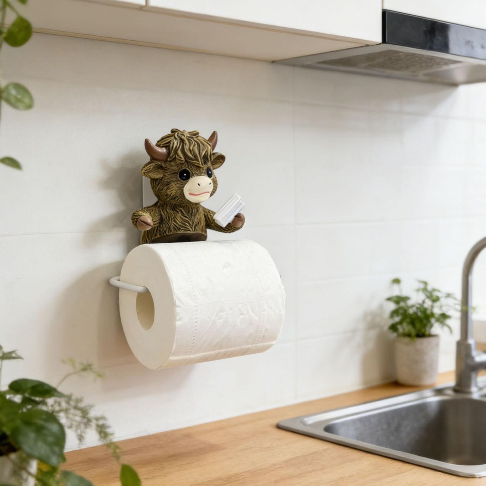 Rustic Paper Towel Holder Rust - Home Bathroom Paper Towel Holder reseña y precio