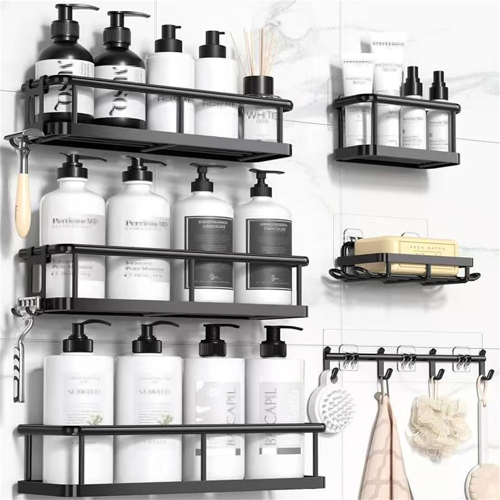 Bathroom Organizer Shower Cadd - Home Essentials Bathroom Rack reseña y precio
