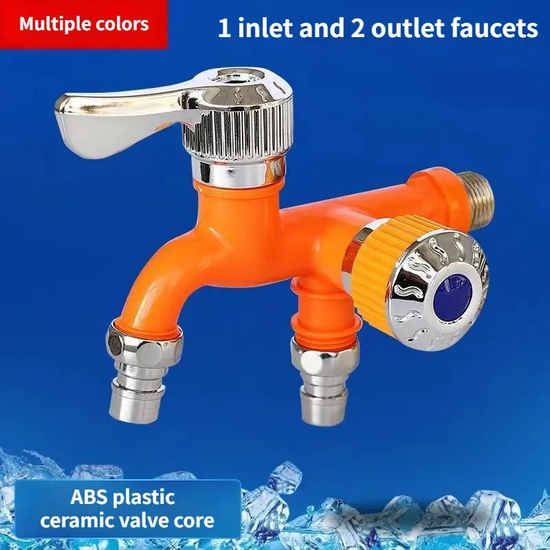 Faucet Double Outlet Dual Cont - Home Bathroom Fittings reseña y precio