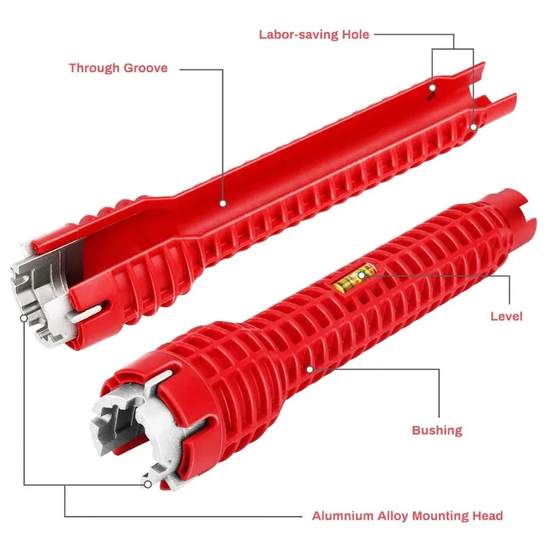 Universal Plumbing Tool Double - Home Bathroom Water Heater reseña y precio