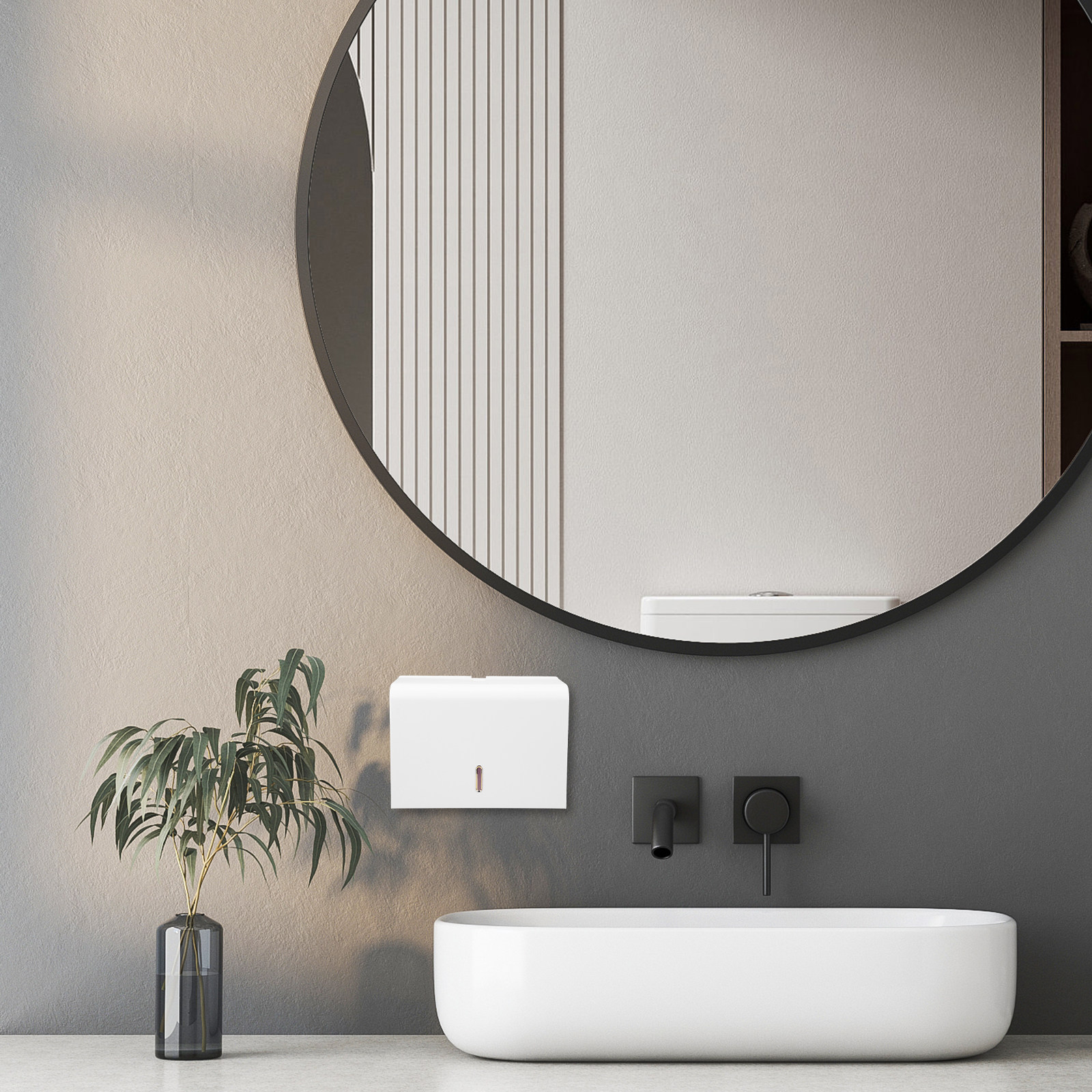 Bathroom Paper Towel Dispenser - Home Bathroom Paper Towel Holder reseña y precio