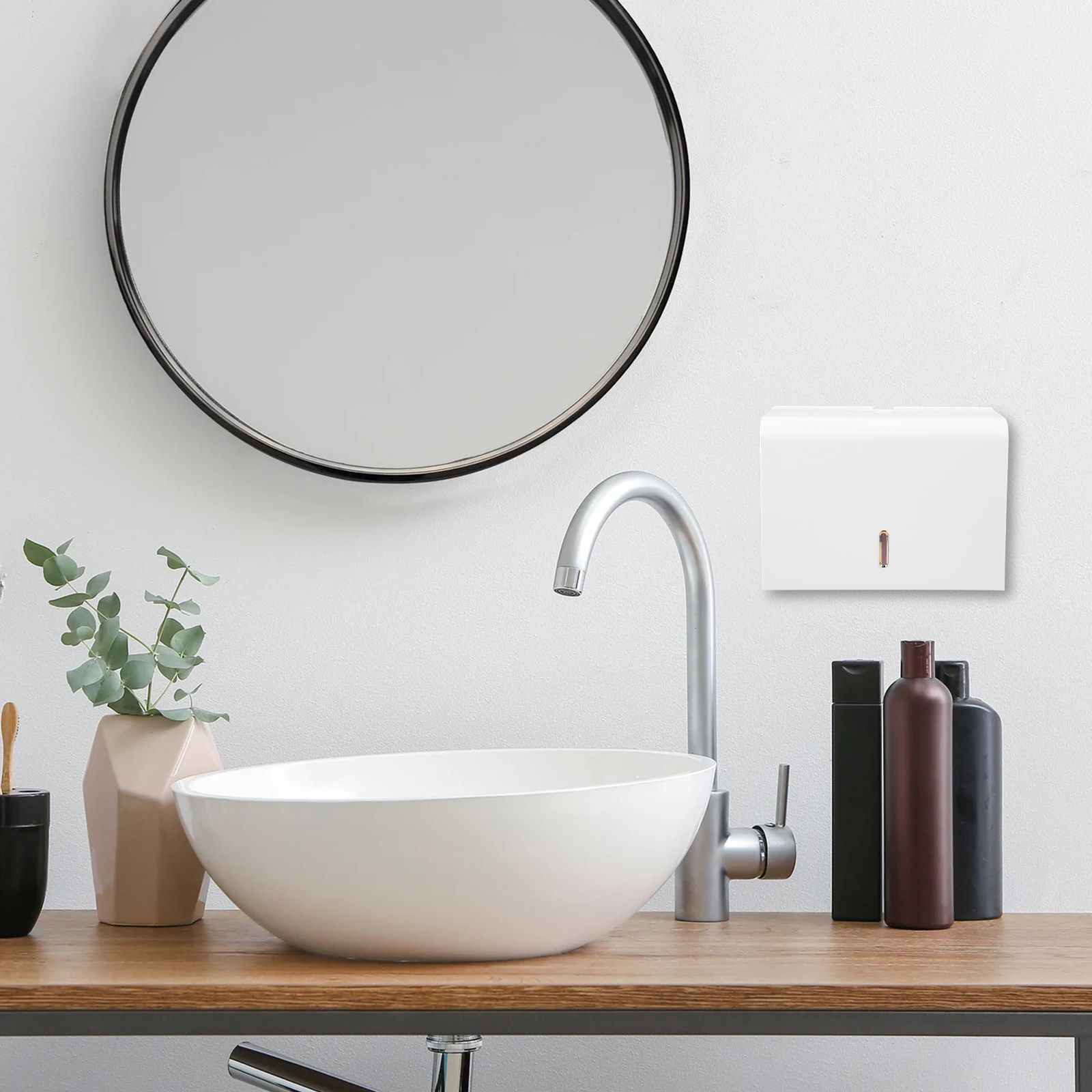 Bathroom Paper Towel Dispenser - Home Bathroom Paper Towel Holder reseña y precio