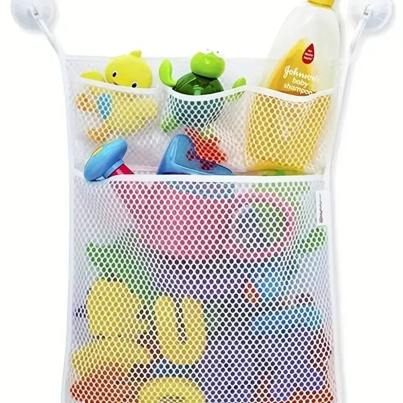 Toy Bag Net Bathroom Organizer - Home Goods Bathroom Storage reseña y precio