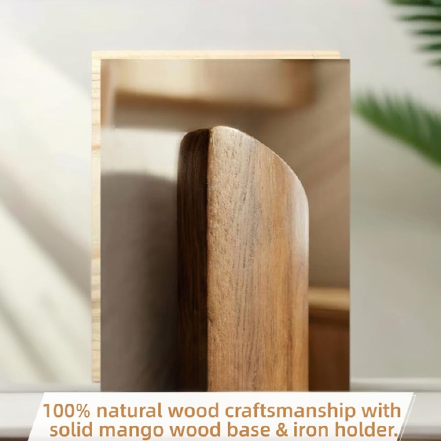 Natural Wood Kitchen Paper Tow - Home Bathroom Paper Towel Holder reseña y precio