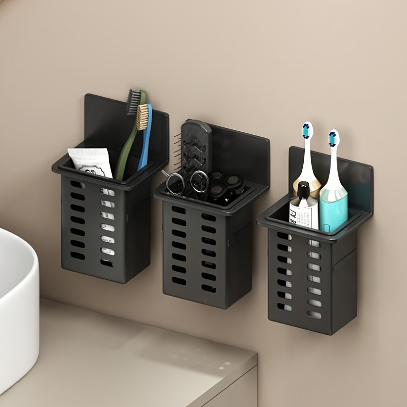 1/2/4 Piece Set Toothbrush Hol - Home Essentials Bathroom Rack reseña y precio