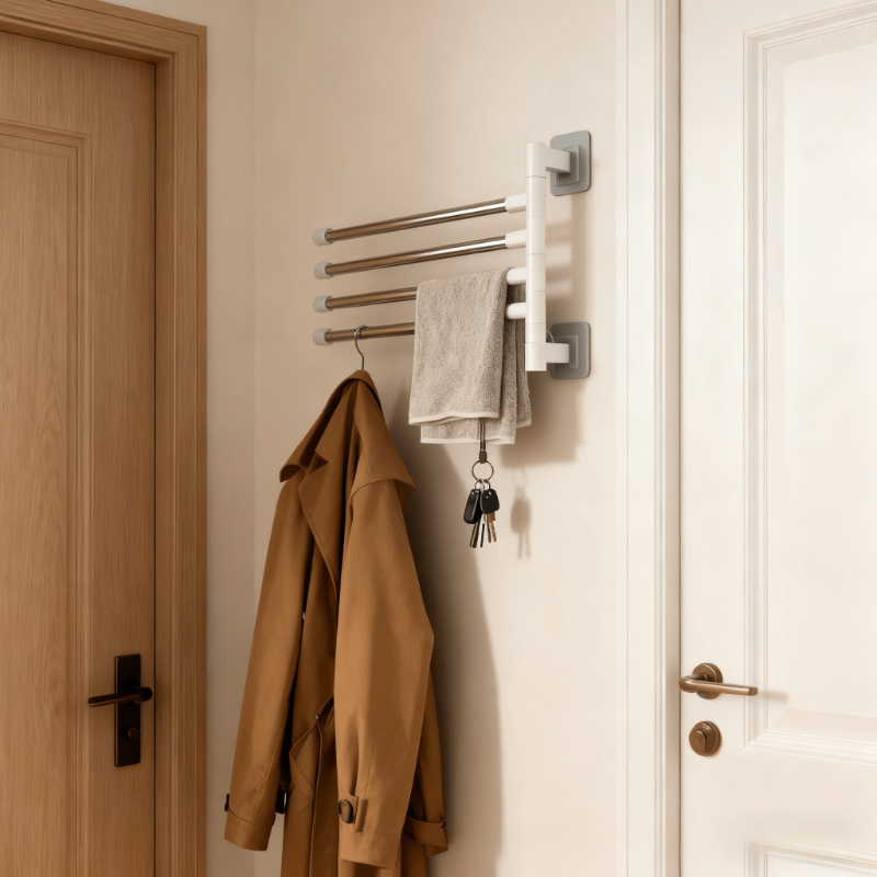 Modern Minimalist Floating Tow - Home Essentials Bathroom Rack reseña y precio