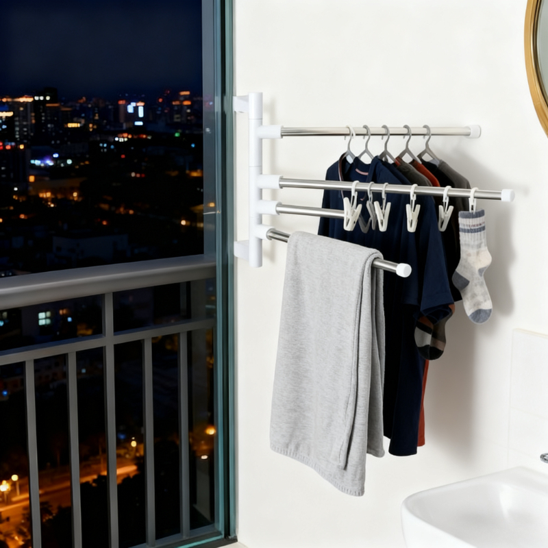Modern Minimalist Floating Tow - Home Essentials Bathroom Rack reseña y precio