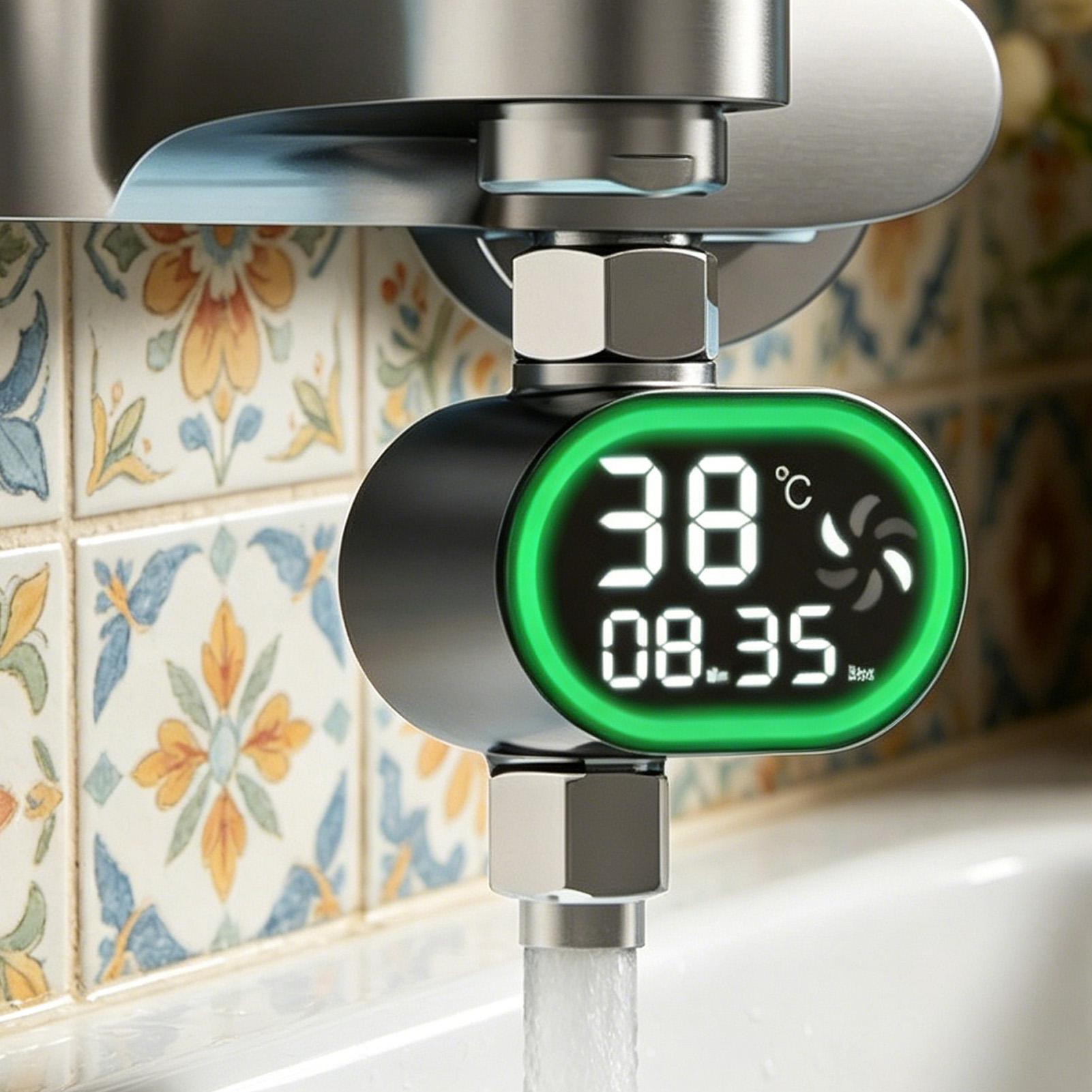 Water Thermometer Bathroom Led - Home Bathroom Fittings reseña y precio