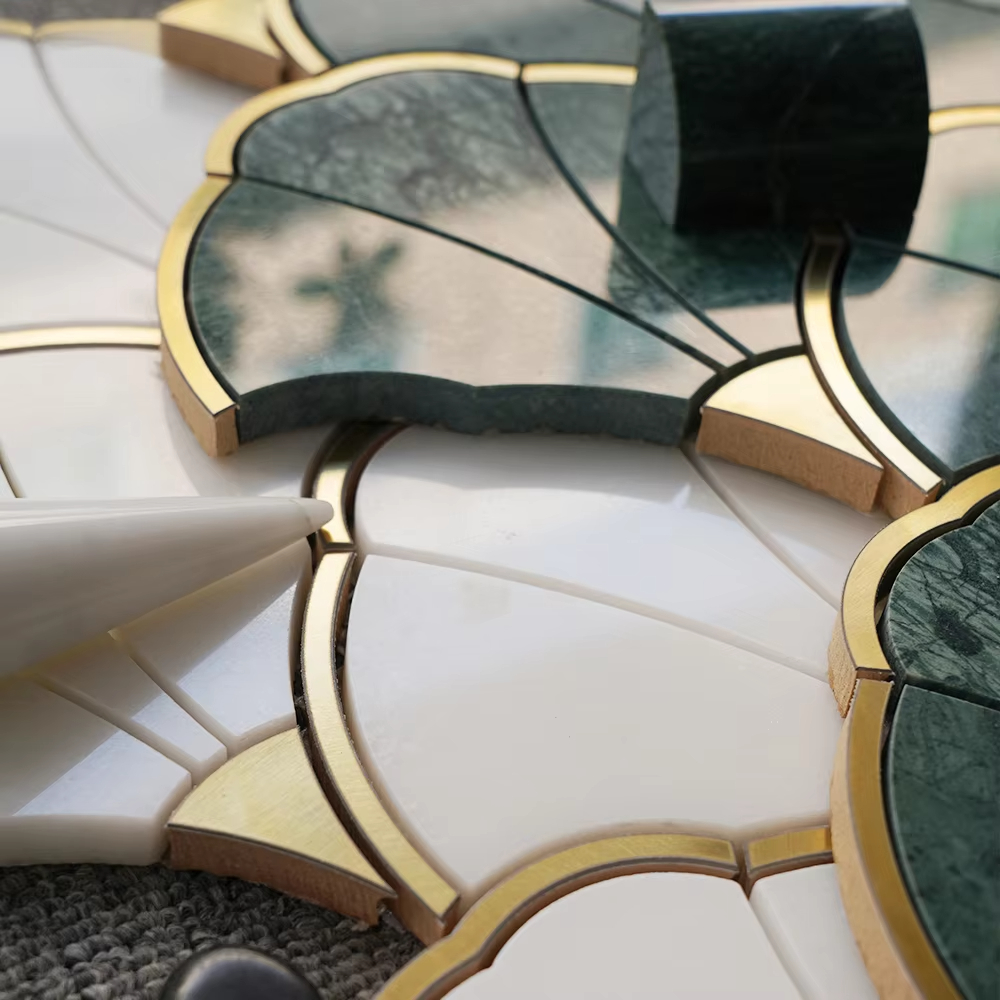 Natural Marble Mosaic Pattern  - Home Bathroom Tiles reseña y precio