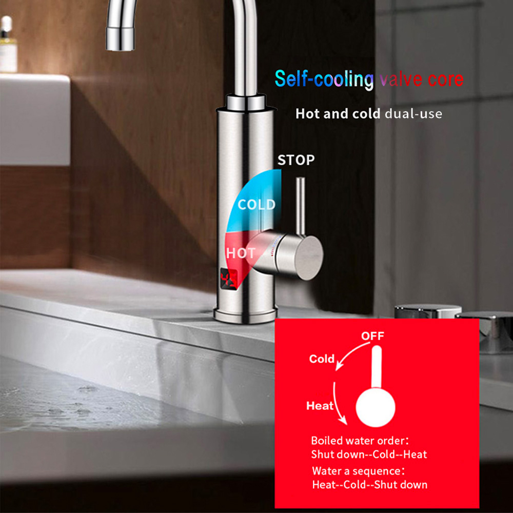 3000W Electric Water Heater Ba - Home Bathroom Water Heater reseña y precio
