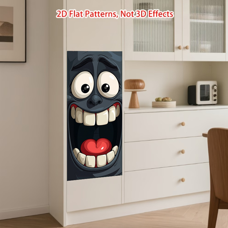 1pcs Funny Face Trash Can Stic - Home Bathroom Trash Can reseña y precio