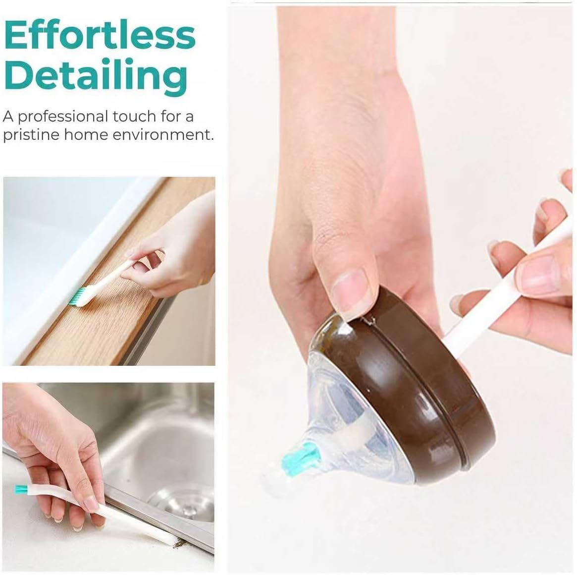 4 Pcs/set Multifunctional Kitc - Home Kitchen Bathroom Cleaning reseña y precio