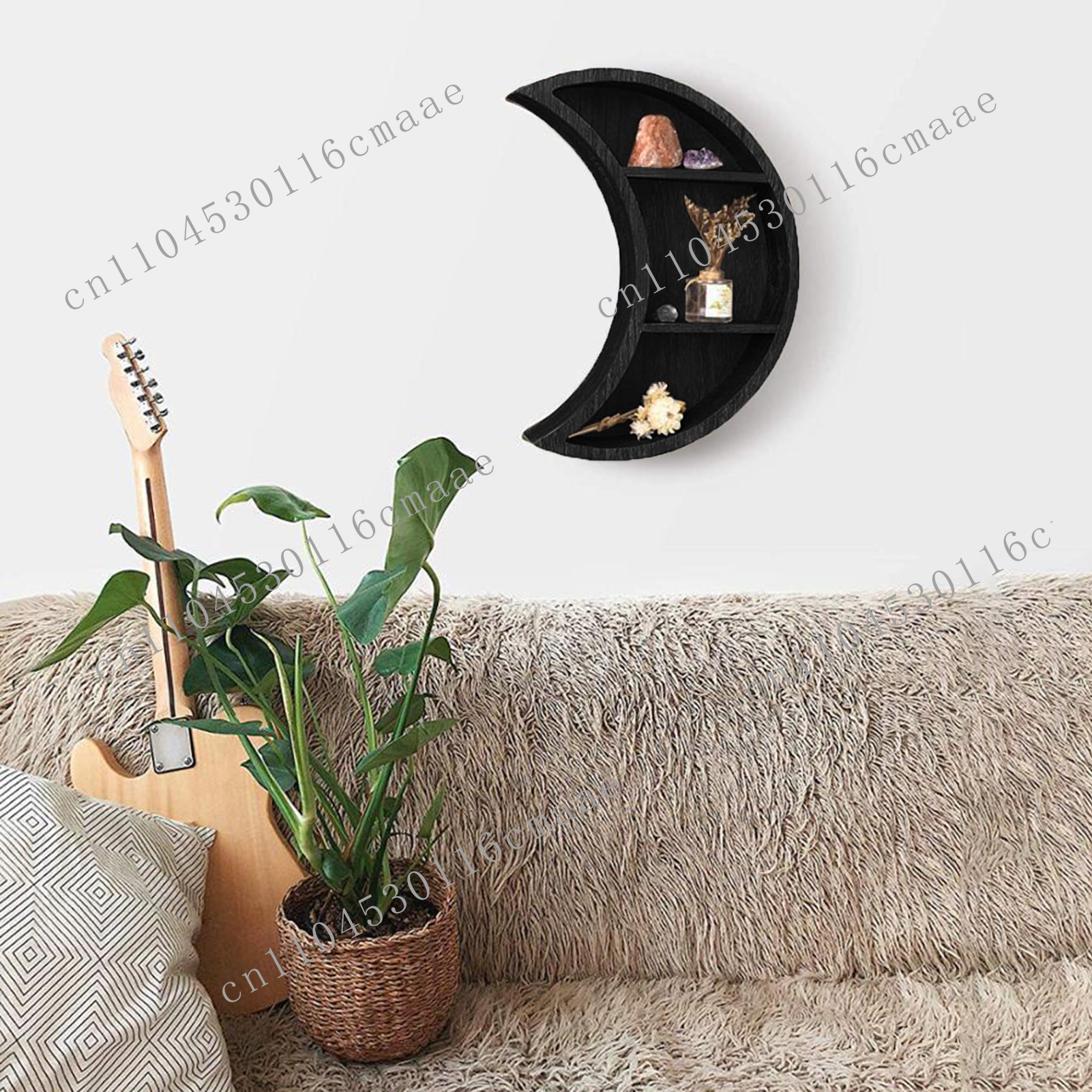 New Wooden Moon Stand Cycle Ch - Home Essentials Bathroom Rack reseña y precio