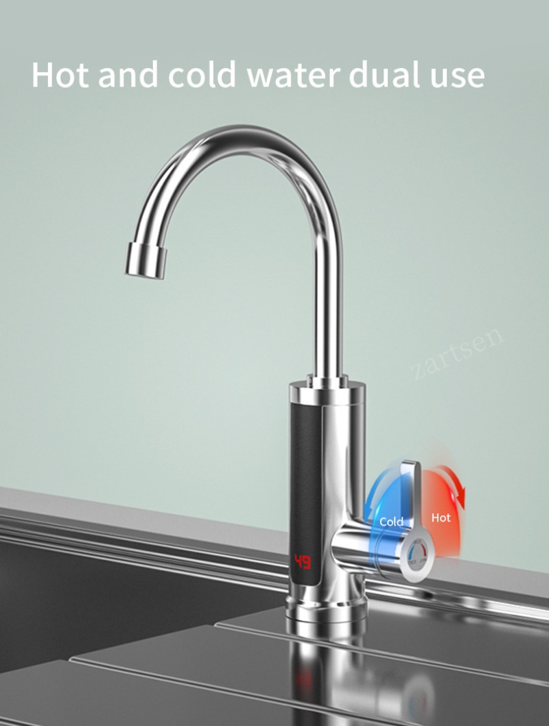 Kitchen Faucets Electric Tap K - Home Bathroom Water Heater reseña y precio