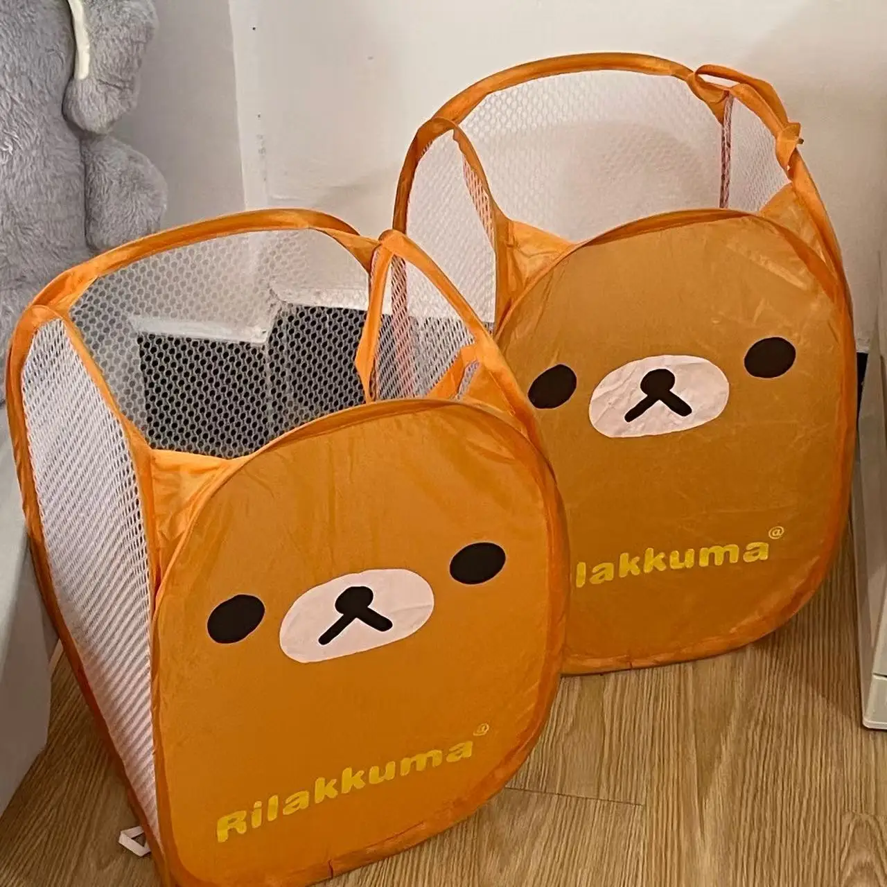 Hot Rilakkuma Mesh Folding Lar - Home Goods Bathroom Storage reseña y precio