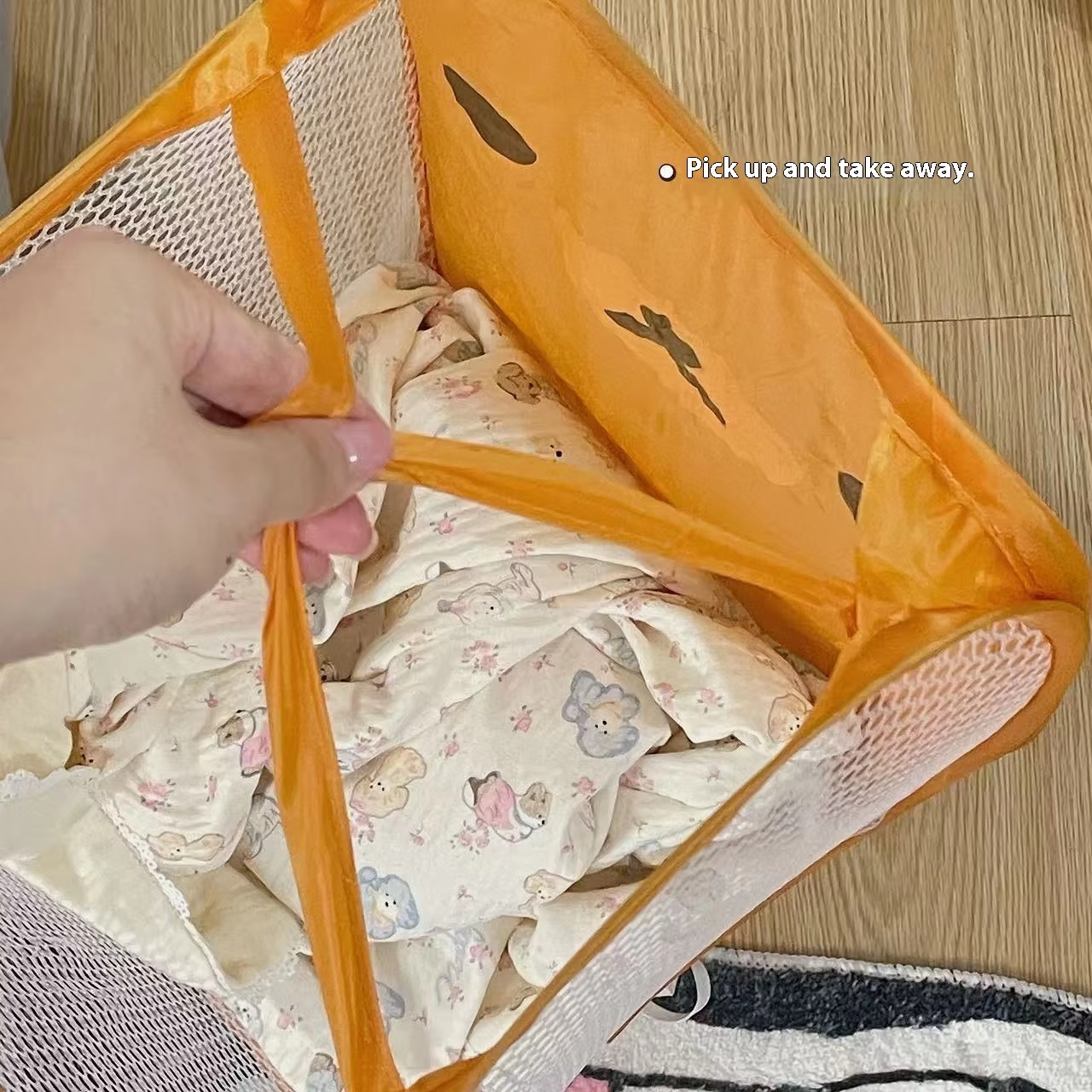 Hot Rilakkuma Mesh Folding Lar - Home Goods Bathroom Storage reseña y precio