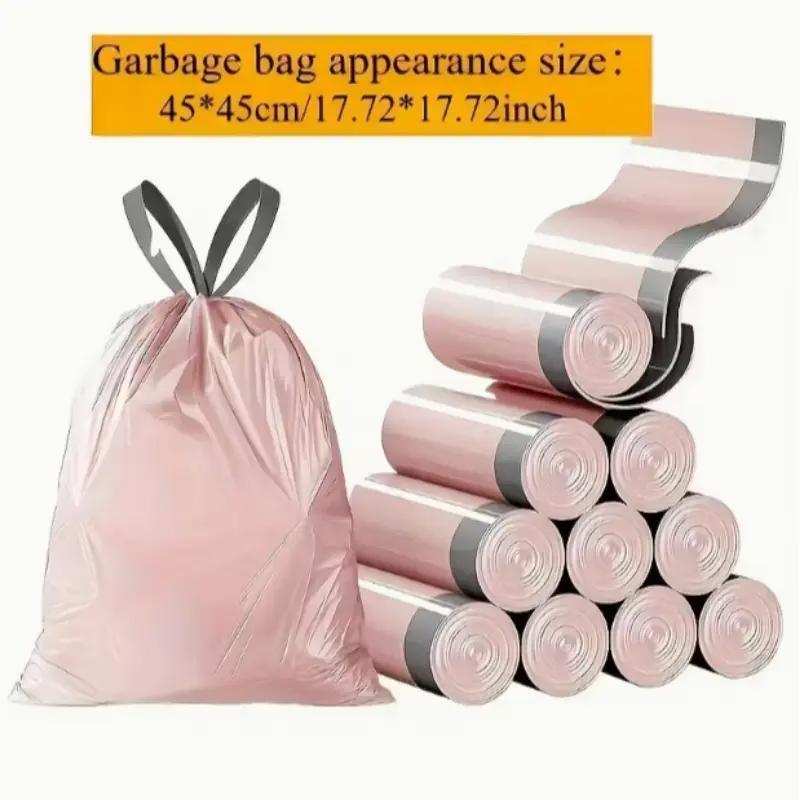 100 Thick Drawstring Trash Bag - Home Bathroom Trash Can reseña y precio